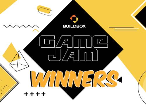 Kwalee Buildbox Prototypes Jam Winners, picture  shows colours of black and yellow. 